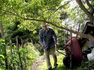 "Dad leaving my brothers garden in junior wv" de Richard Freeman