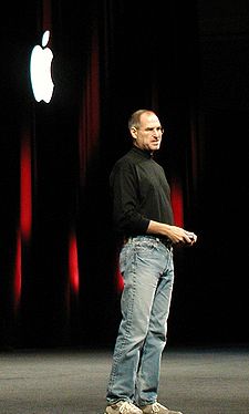 Steve Jobs a la fira MacWorld del 2005