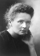 Marie Curie, Nobel Prize awardee in Chemistry. Official Nobel Prize photo, a la Viquipèdia