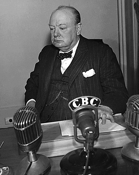 Winston Churchill a Quebec, agost de 1943, a la Viquipèdia